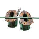 15.75"L Combine Frame Extension, w/Shafts, Hdw & Truss Rod, John Deere Combine 9000STS/"S" Series ("B" Std 18/18 Spline Long/Short Drive Shafts), John Deere Green