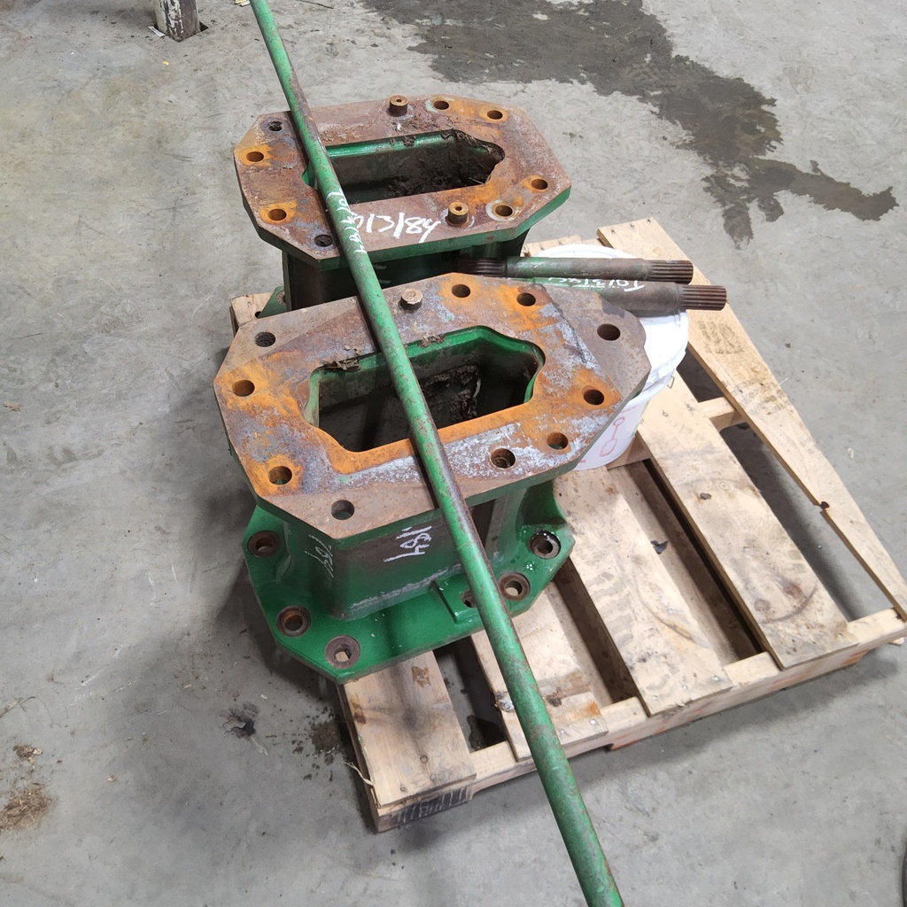 15.75"L Combine Frame Extension, w/Shafts, Hdw & Truss Rod, John Deere Combine 9000STS/"S" Series ("B" Std 18/18 Spline Long/Short Drive Shafts), John Deere Green