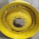 10-Hole Waffle Wheel (Groups of 3 bolts) Center for 34" Rim, John Deere Yellow