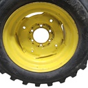 8.25"W x 16.5"D, John Deere Yellow 6-Hole Implement