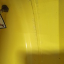 44"W x 32"D, John Deere Yellow 10-Hole Formed Plate 3-Piece
