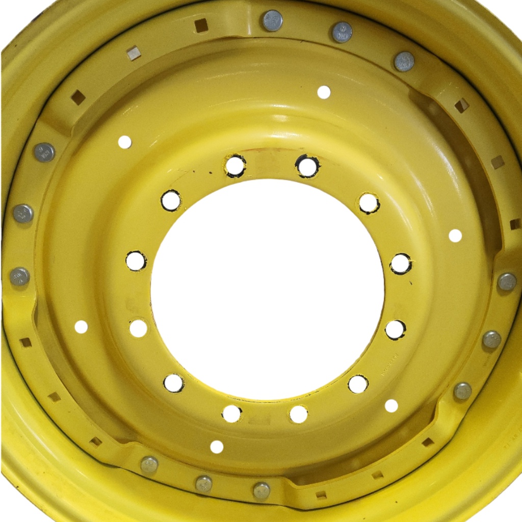 12-Hole Waffle Wheel (Groups of 3 bolts) Center for 38"-54" Rim, John Deere Yellow