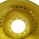 10-Hole Waffle Wheel (Groups of 3 bolts) Center for 34" Rim, John Deere Yellow
