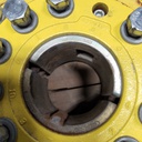 10-Hole Wedg-Lok OE Style, 4.725" (120.015mm) axle, John Deere Yellow