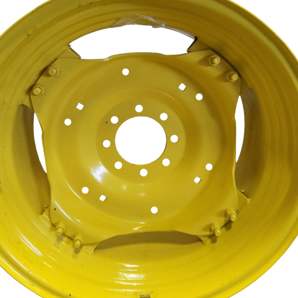 8-Hole Rim with Clamp/U-Clamp (groups of 2 bolts) Center for 28"-30" Rim, John Deere Yellow