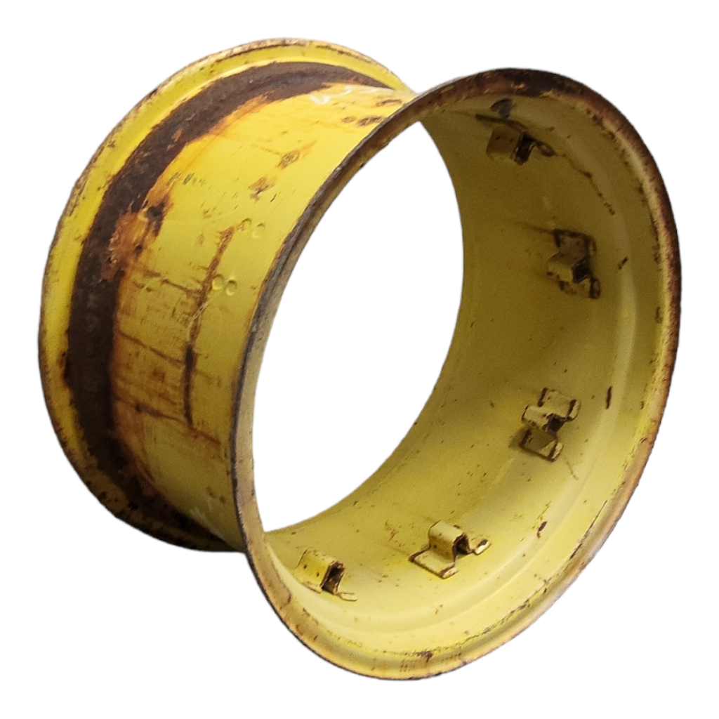 15"W x 26"D, John Deere Yellow 8-Hole Rim with Clamp/Loop Style