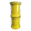 36"W x 32"D, John Deere Yellow 12-Hole Formed Plate