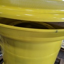 36"W x 32"D, John Deere Yellow 12-Hole Formed Plate