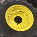 420/90R30 Goodyear Farm Special Sure Grip Radial TD8 R-2 on John Deere Yellow 10-Hole Waffle Wheel (Groups of 3 bolts) 95%