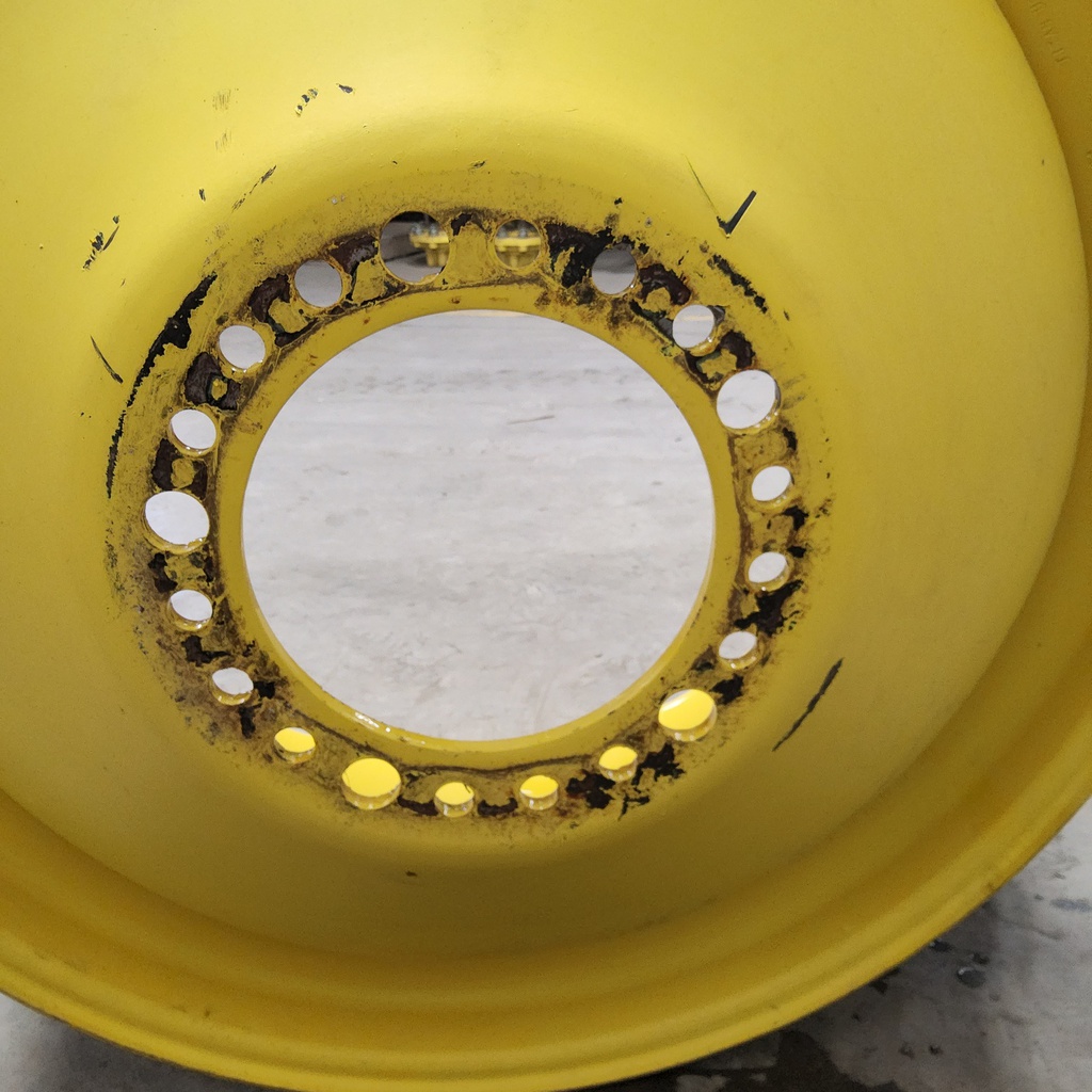 18"W x 42"D, John Deere Yellow 20-Hole Dolly Dual