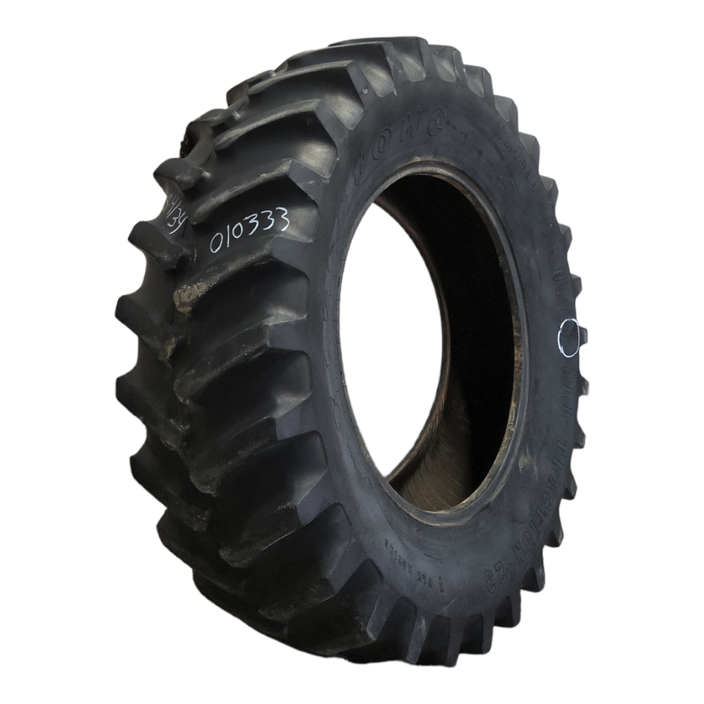 18.4/-34 Firestone Super All Traction 23 R-1 , D (8 Ply) 50%