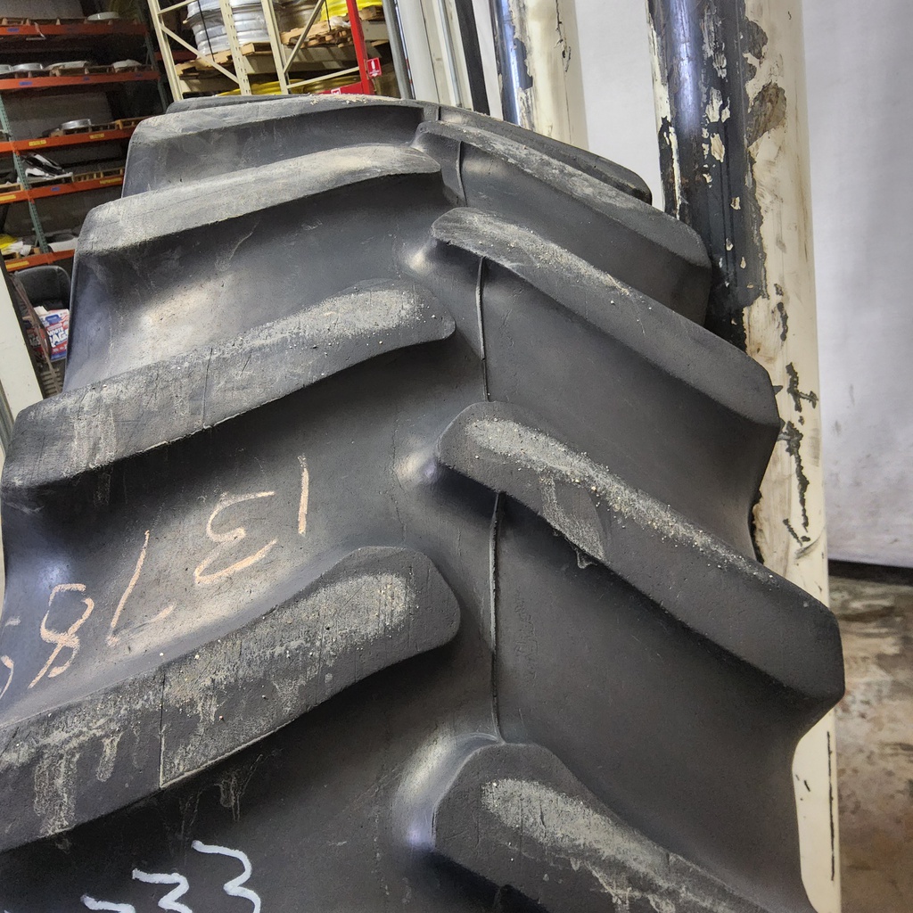 18.4/-34 Firestone Super All Traction 23 R-1 , D (8 Ply) 50%