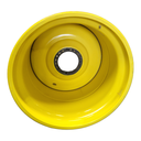 LSW 1250/35R46 Goodyear Farm Custom Flo Grip R-2 on John Deere Yellow 20-Hole Formed Plate 85%