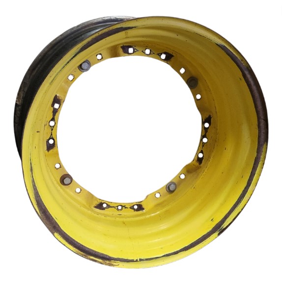15"W x 30"D, John Deere Yellow 12-Hole Waffle Wheel (Groups of 3 bolts)