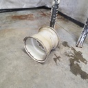 14"W x 16.1"D, Off White 8-Hole Implement