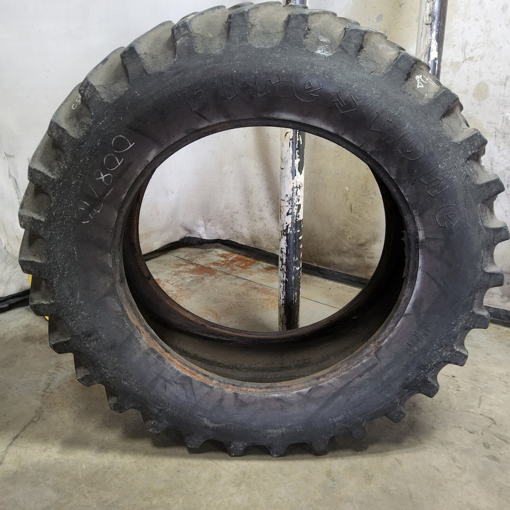 18.4/-38 Firestone Super All Traction 23 R-1 , D (8 Ply) 55%