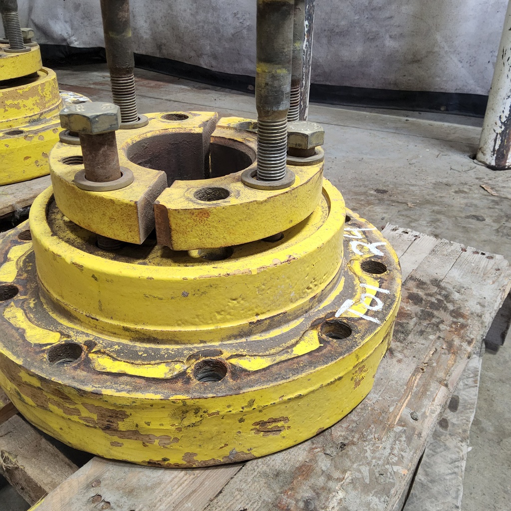 10-Hole Wedg-Lok OE Style, 4.331" (110.007mm) axle, John Deere Yellow