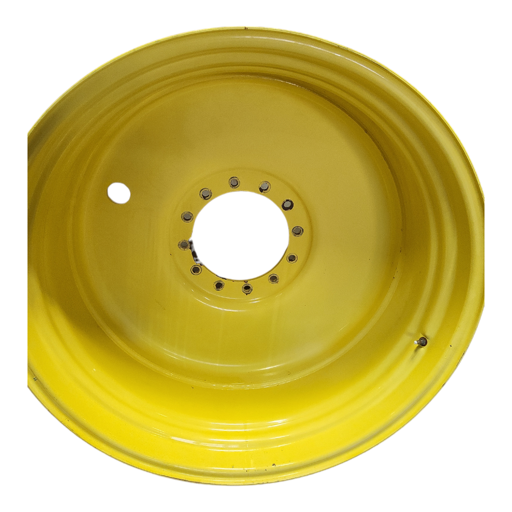LSW 680/55R42 Goodyear Farm OptiTorque R-1 on John Deere Yellow 12-Hole Formed Plate Sprayer 75%