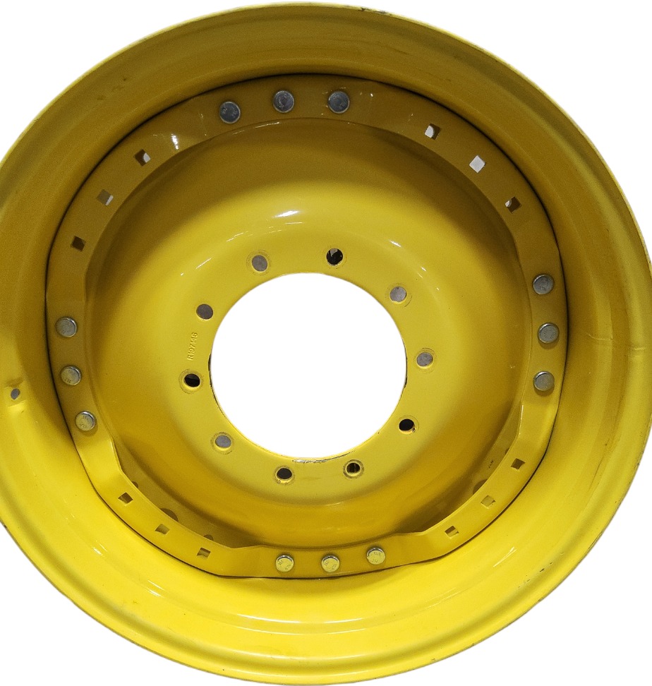 10-Hole Waffle Wheel (Groups of 3 bolts) Center for 34" Rim, John Deere Yellow