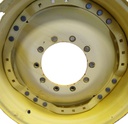 10-Hole Waffle Wheel (Groups of 3 bolts) Center for 34" Rim, John Deere Yellow