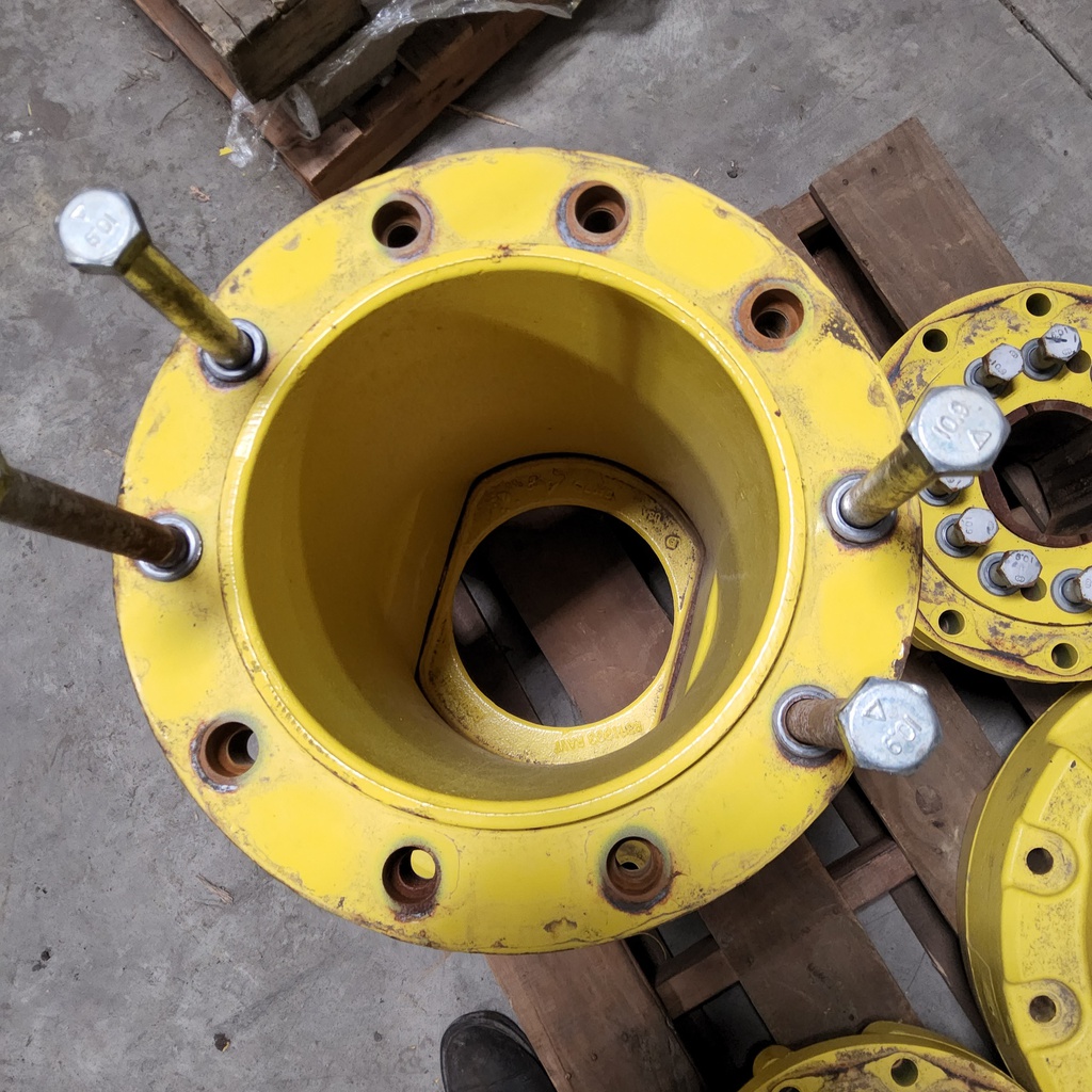 12-Hole 28"L FWD Spacer(2-PC OE Style), John Deere Yellow