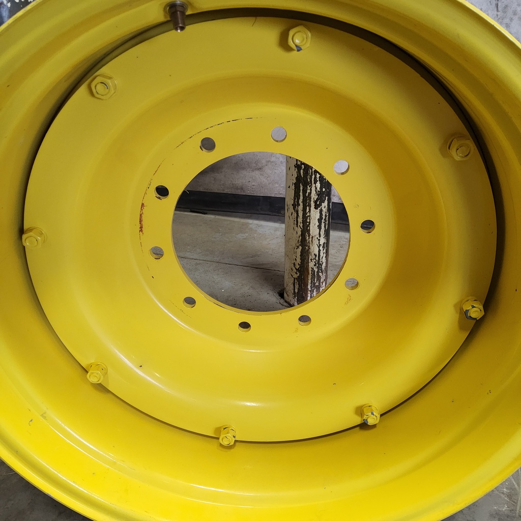 10-Hole Stub Disc Center for 28"-30" Rim, John Deere Yellow