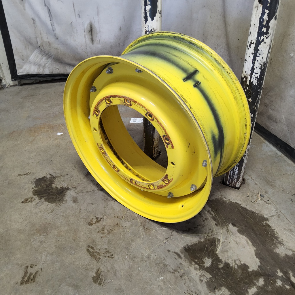 15"W x 34"D, John Deere Yellow 12-Hole Stub Disc