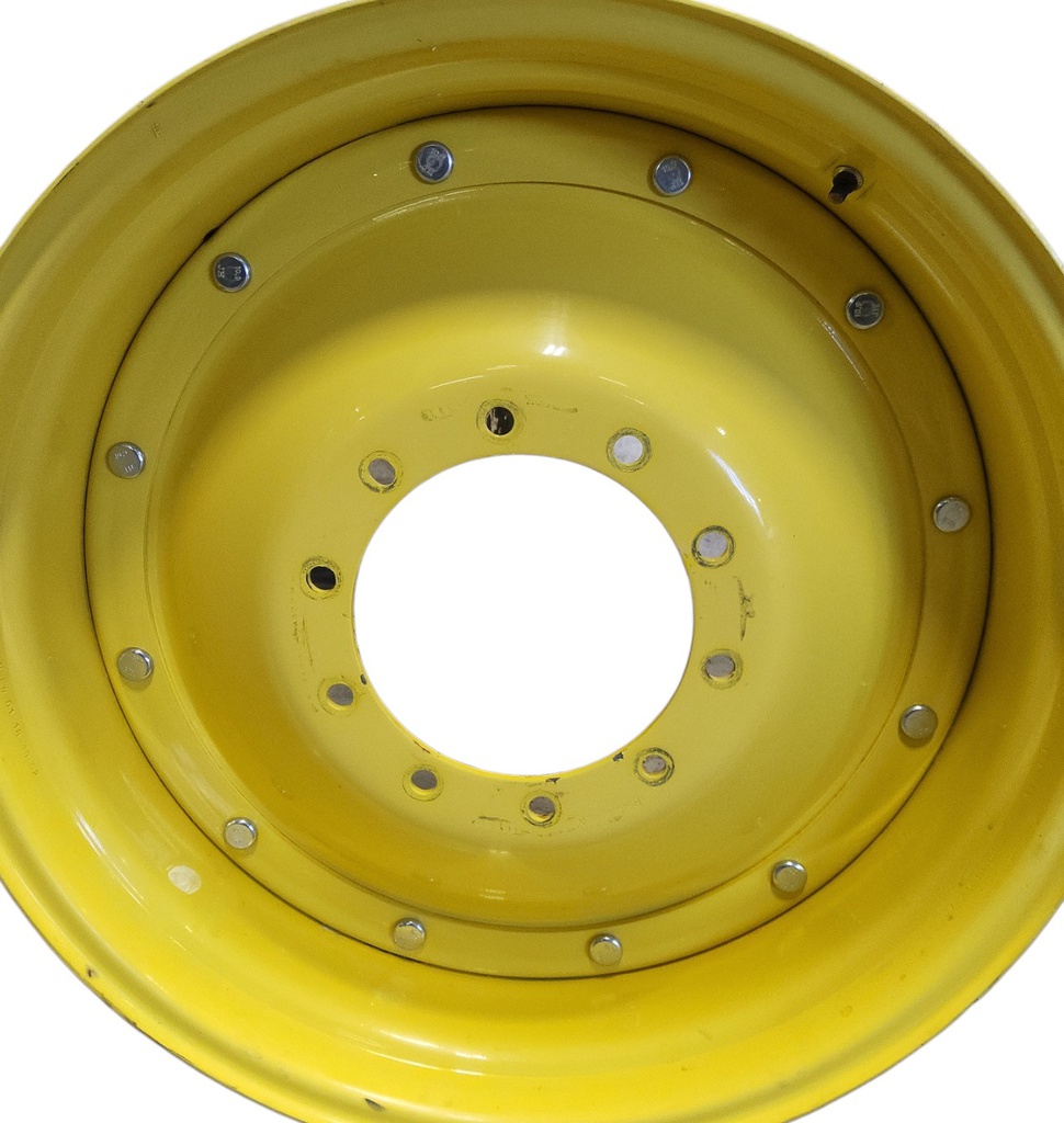 10-Hole Stub Disc Center for 34" Rim, John Deere Yellow