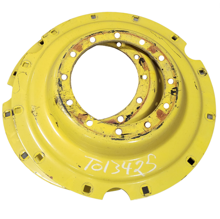 12-Hole Stub Disc Center for 38"-54" Rim, John Deere Yellow