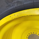 LSW 1400/30R46 Goodyear Farm Optitrac R-1W on John Deere Yellow 20-Hole Formed Plate 99%