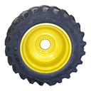 LSW 1400/30R46 Goodyear Farm Optitrac R-1W on John Deere Yellow 20-Hole Formed Plate 99%