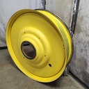 12"W x 54"D, John Deere Yellow 10-Hole Formed Plate W/Weight Holes
