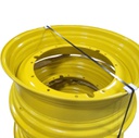 16"W x 46"D, John Deere Yellow 12-Hole Stub Disc