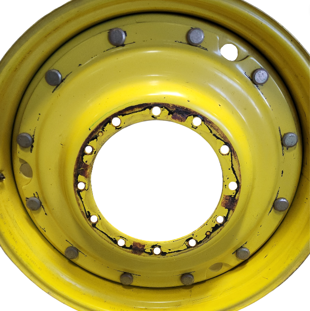 12-Hole Stub Disc Center for 38"-54" Rim, John Deere Yellow