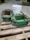6.5"L Combine Frame Extension, w/Shafts, Hdw & Truss Rod, John Deere Combine 9000STS/"S" Series ("B" Std 18/18 Spline Long/Short Drive Shafts), John Deere Green