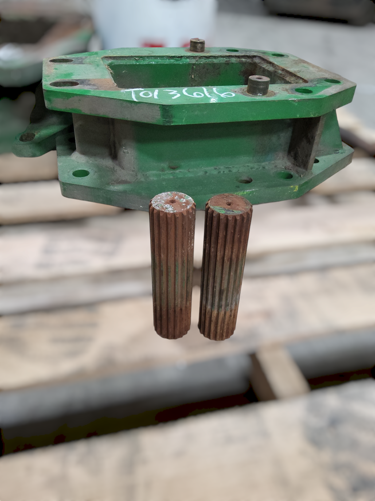 6.5"L Combine Frame Extension, w/Shafts, Hdw & Truss Rod, John Deere Combine 9000STS/"S" Series ("B" Std 18/18 Spline Long/Short Drive Shafts), John Deere Green