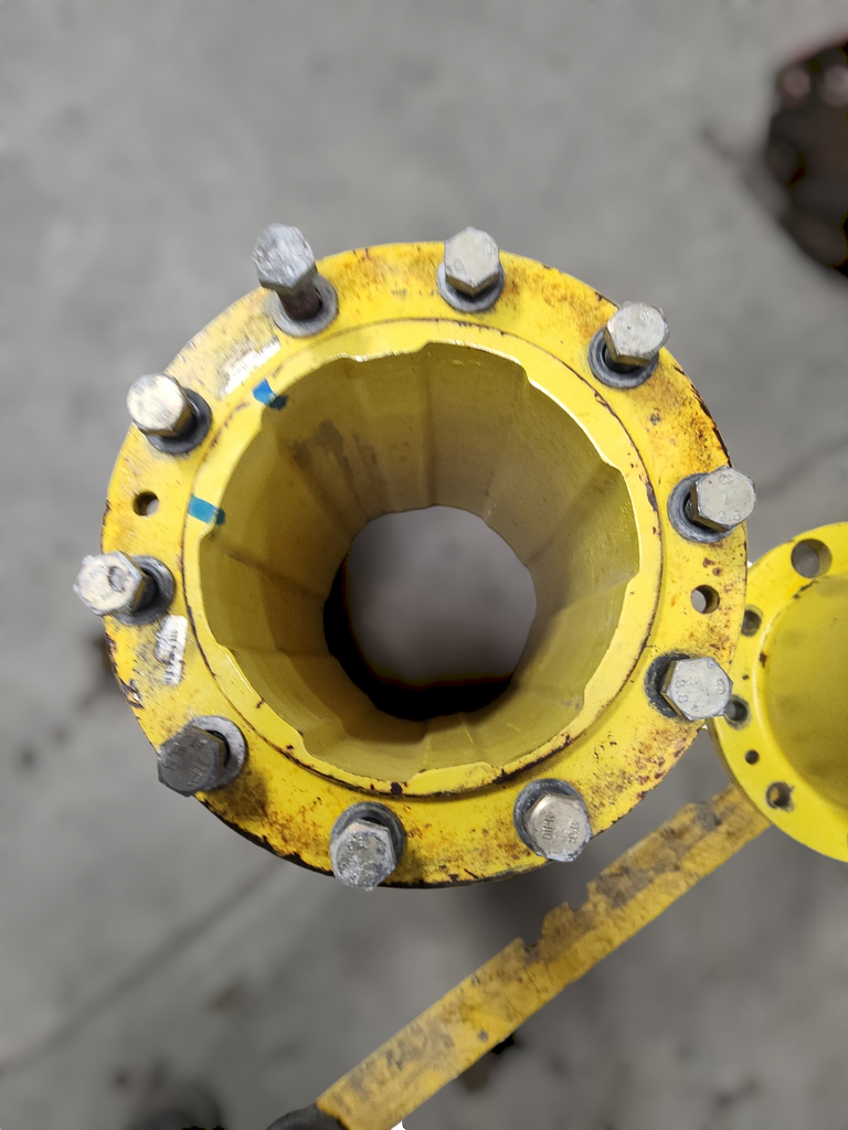 10-Hole 21"L Hub Extension, John Deere Yellow