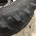 420/90R30 Firestone Radial All Traction FWD R-1 on Case IH Silver Mist/Black 10-Hole Waffle Wheel (Groups of 2 bolts) 50%