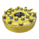 10-Hole Wedg-Lok OE Style, 4.725" (120.015mm) axle, John Deere Yellow