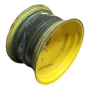 16"W x 26"D, John Deere Yellow 8-Hole Stamped Plate