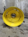 16"W x 26"D, John Deere Yellow 8-Hole Stamped Plate
