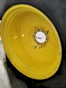 44"W x 46"D, John Deere Yellow 10-Hole Formed Plate W/Weight Holes