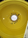 LSW 1250/35R46 Goodyear Farm Custom Flo Grip R-2 on John Deere Yellow 10-Hole Formed Plate W/Weight Holes 80%