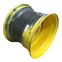 20"W x 26"D, John Deere Yellow 8-Hole Formed Plate