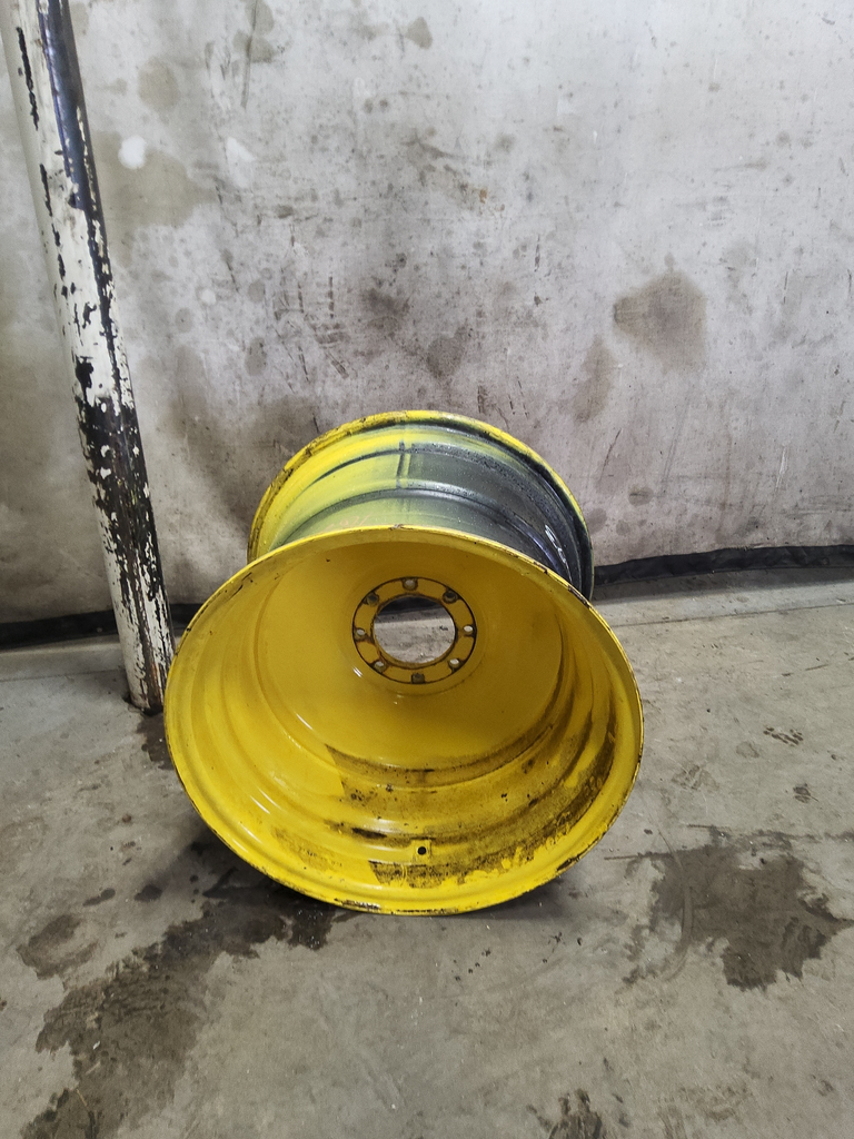 20"W x 26"D, John Deere Yellow 8-Hole Formed Plate