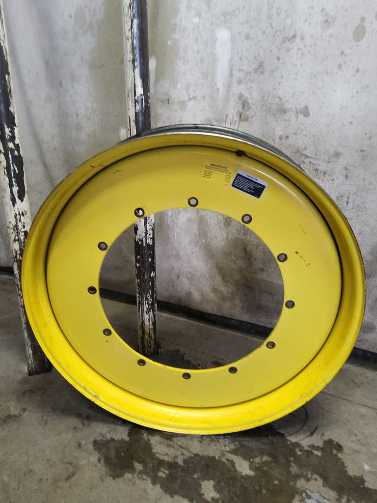 12"W x 50"D, John Deere Yellow 12-Hole Stub Disc