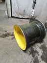 25"W x 26"D, John Deere Yellow 8-Hole Formed Plate