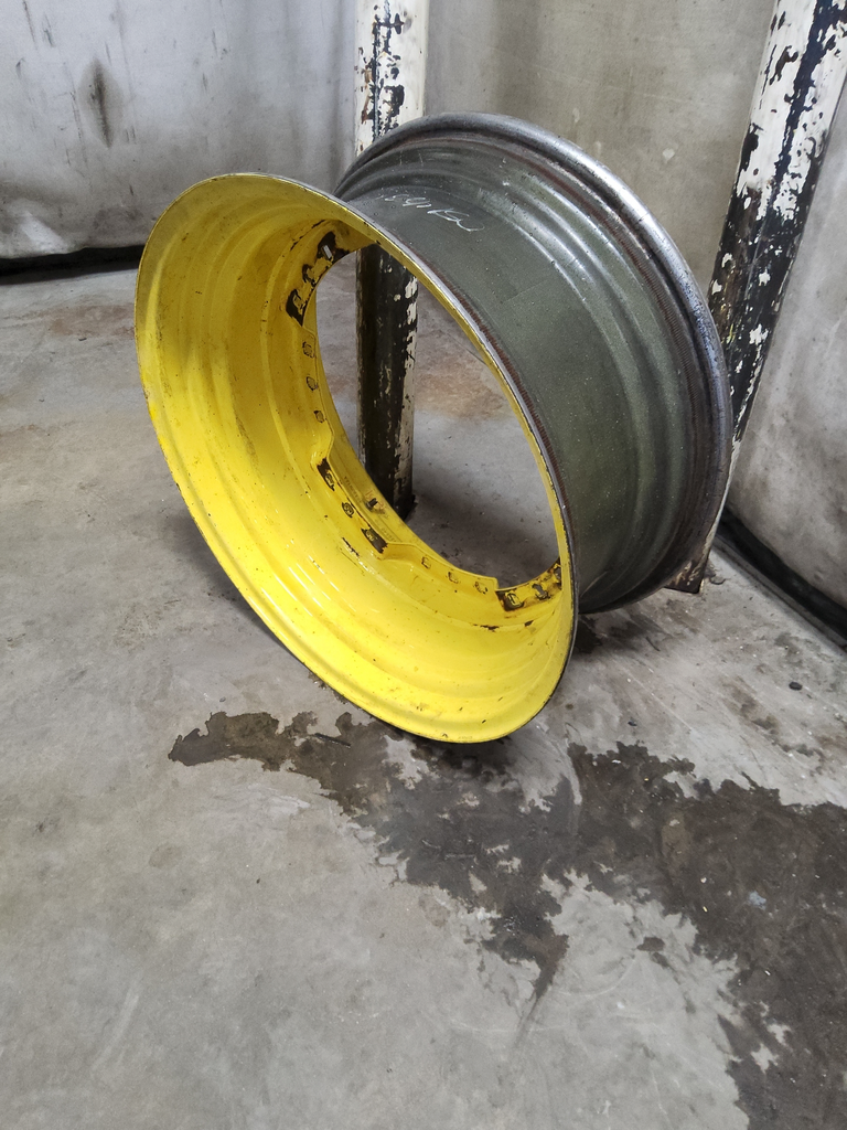 13"W x 30"D, John Deere Yellow 12-Hole Waffle Wheel (Groups of 3 bolts)