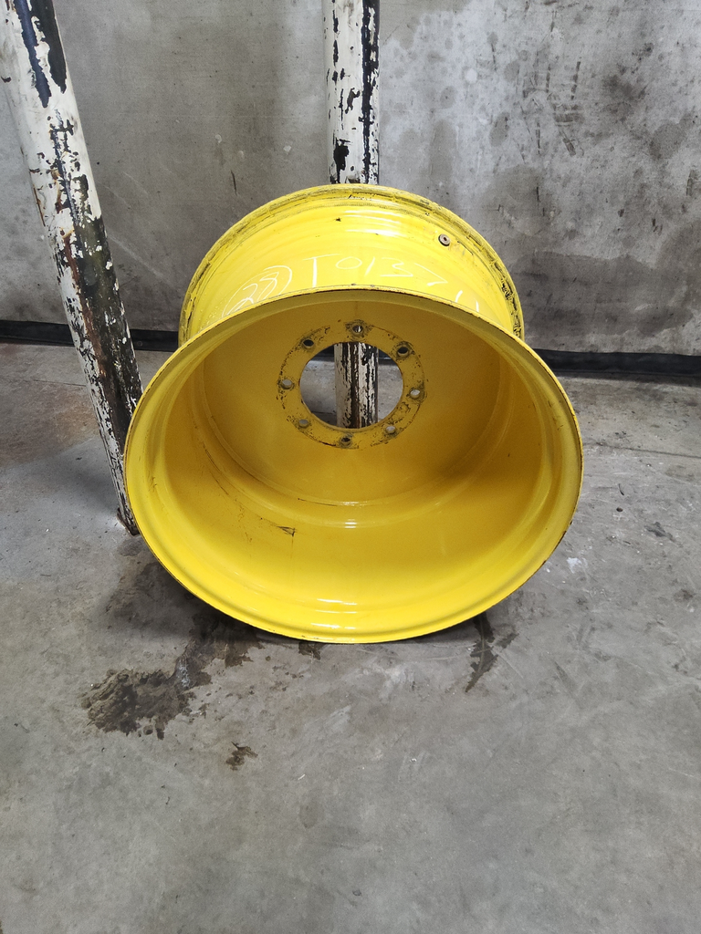 18"W x 28"D, John Deere Yellow 8-Hole Flat Plate