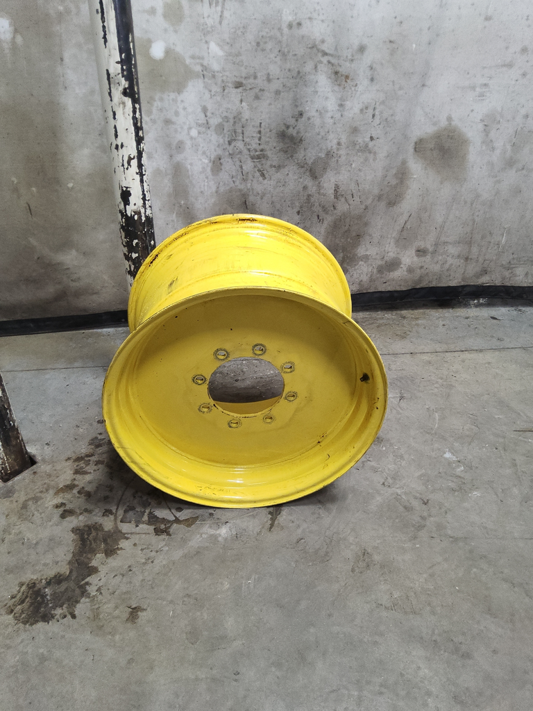 18"W x 28"D, John Deere Yellow 8-Hole Flat Plate